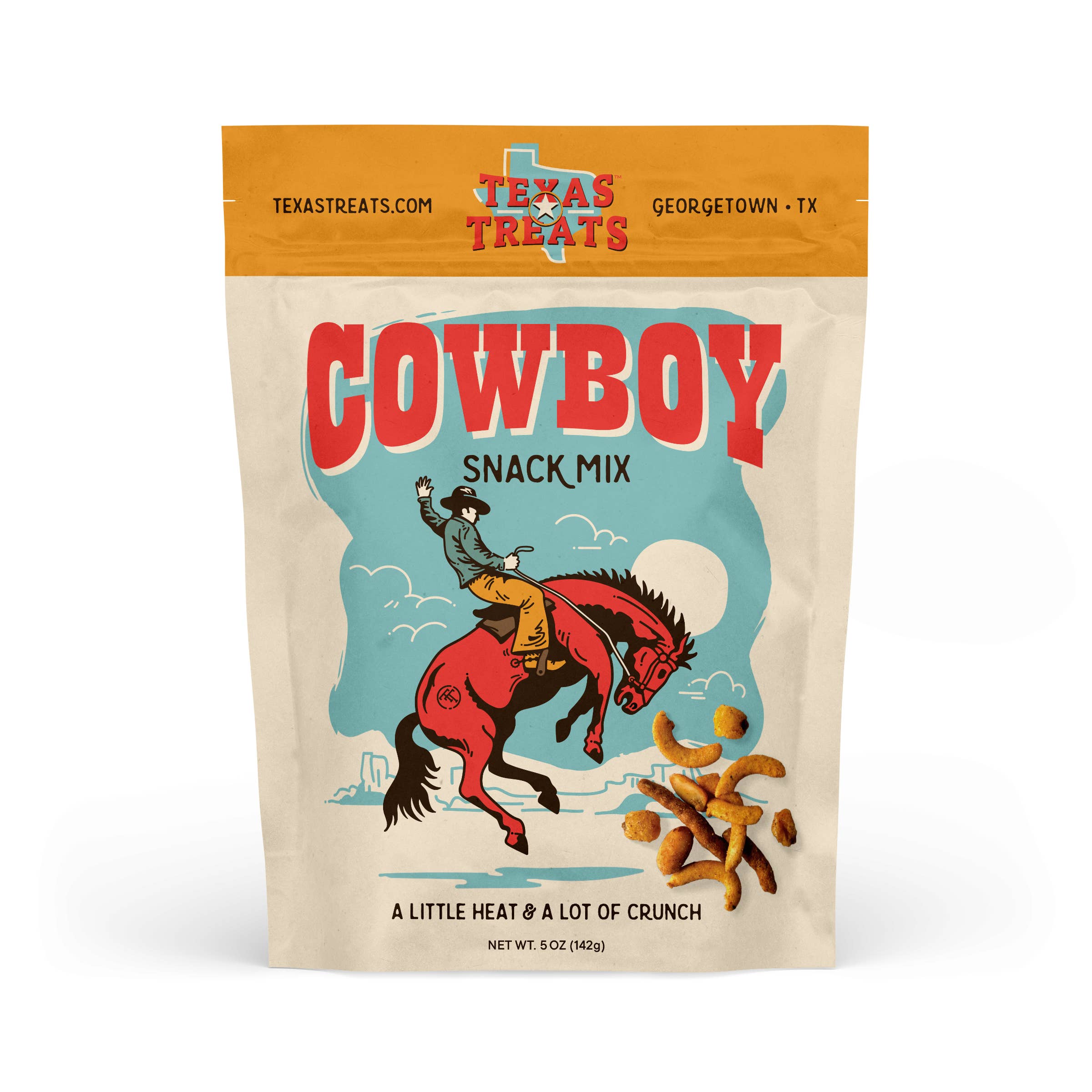 Texas Treats - Vente Mélange de noix et fruits secs - Mélange de snacks Cowboy 85g.