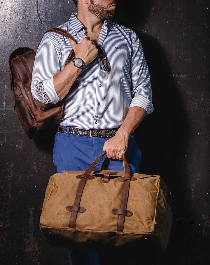 Chocolate&Nut – Saco de viagem - Unissexo por atacado – Mochila de lona Denver8