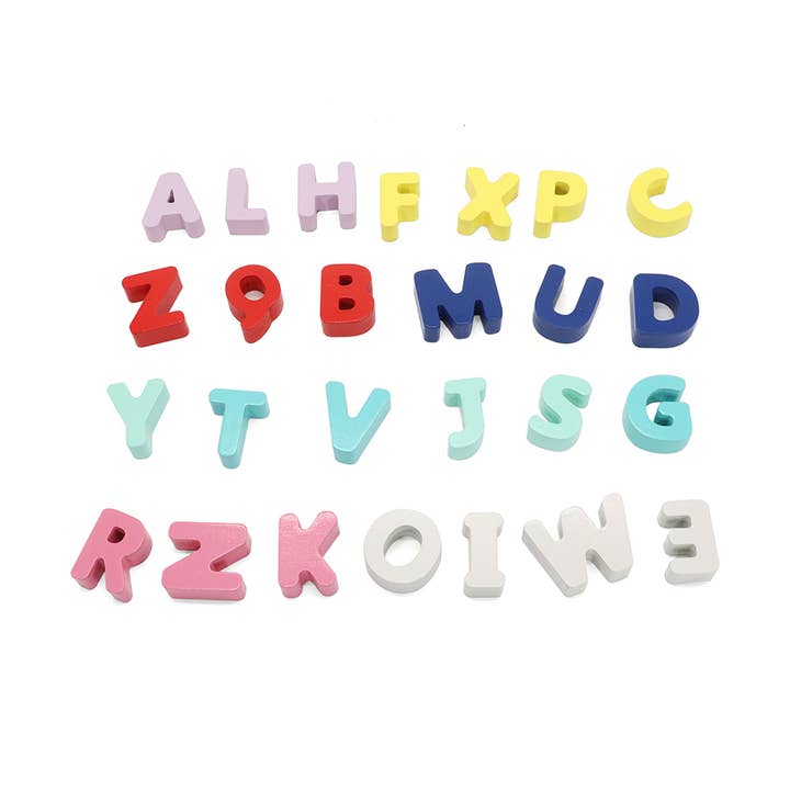 Leo & Friends - Wholesale Puzzle - Kids - Leo & Friends Wooden Chunky Alphabet Puzzle for Toddlers