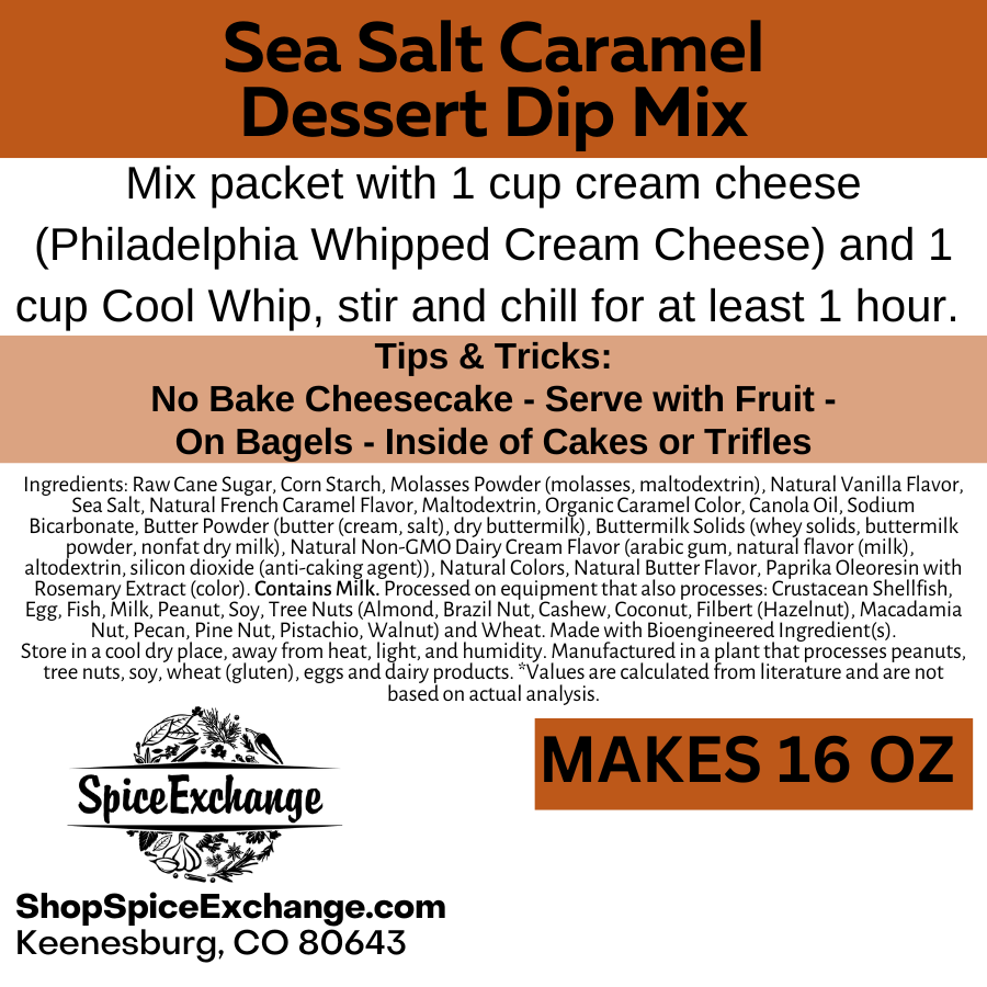 Spice Exchange - Wholesale Backpack - Unisex - Spice Exchange - Dessert Dip Starter Pack 366
