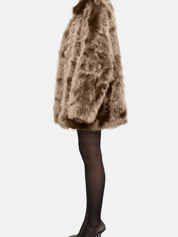 Ricano - Wholesale Jas - Dames - Dames kunstbontjas Lorenza