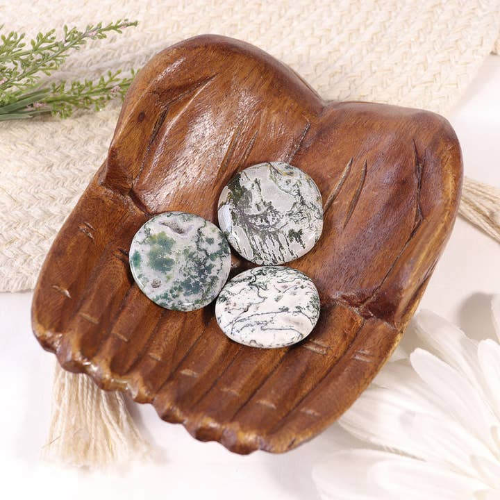 Natures Artifacts Inc - Wholesale Spiritual Stone/Crystal - Tree Agate Crystal Palm stones2