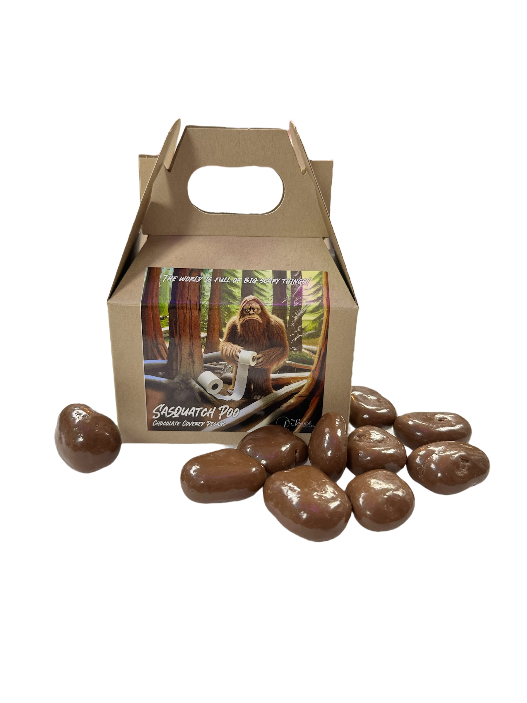 Speach Family Candy Shoppe - Wholesale Chocolate Covered Sweets - Sasquatch Poo - Chocolate Covered Pecans1