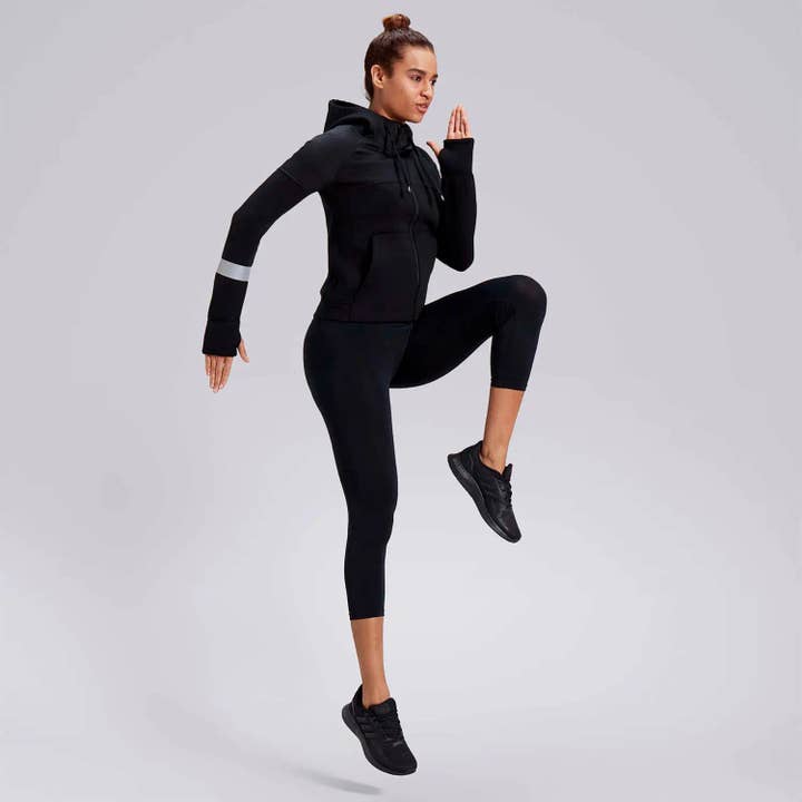 Female Brecon Jacket - Black for wholesale by HPE Activewear