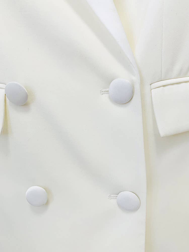 Productseeker - Venta al por mayor Chaqueta - Mujer - Chaqueta Blazer Larga con Diamantes y Cuentas - DR01477