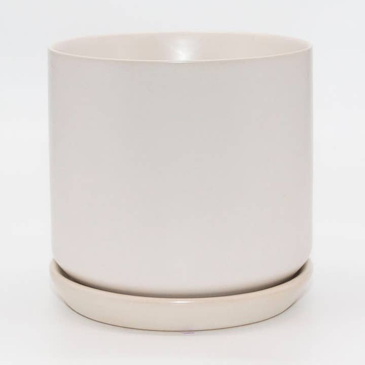 Medium Oslo Planter Ice White for wholesale by Potted