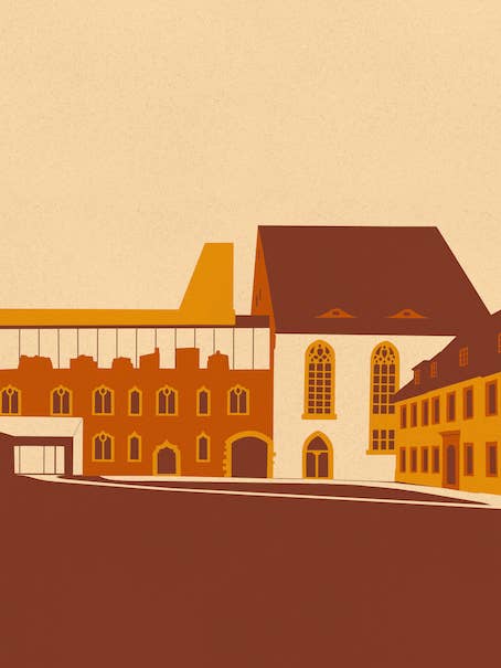 Moritzburg Kunstmuseum Kunstdruk A4 A3 voor wholesale door ostkarte