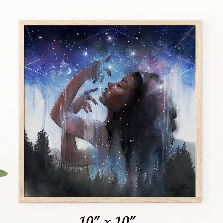 Deusa da Mata por atacado de Kendra Hirons Art