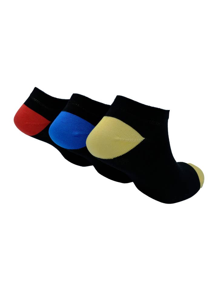 The SockMaker - Wholesale Sokken - Heren - Bamboo Heren - Sneakers (3 Paar Verpakking)5