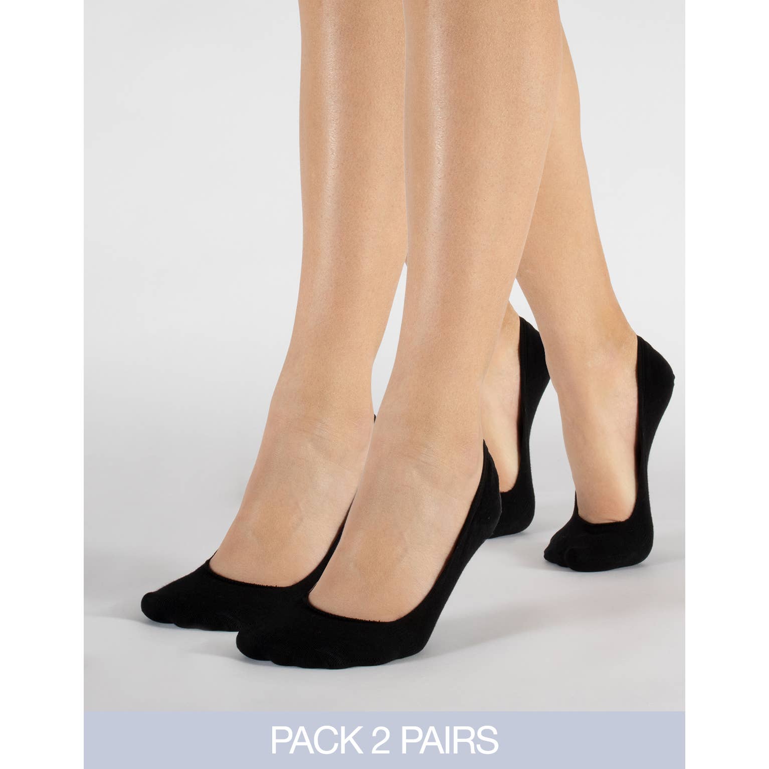 Cette - Wholesale Socks - Women's - Pack 2 Pairs Footies, Cotton Invisible Socks10