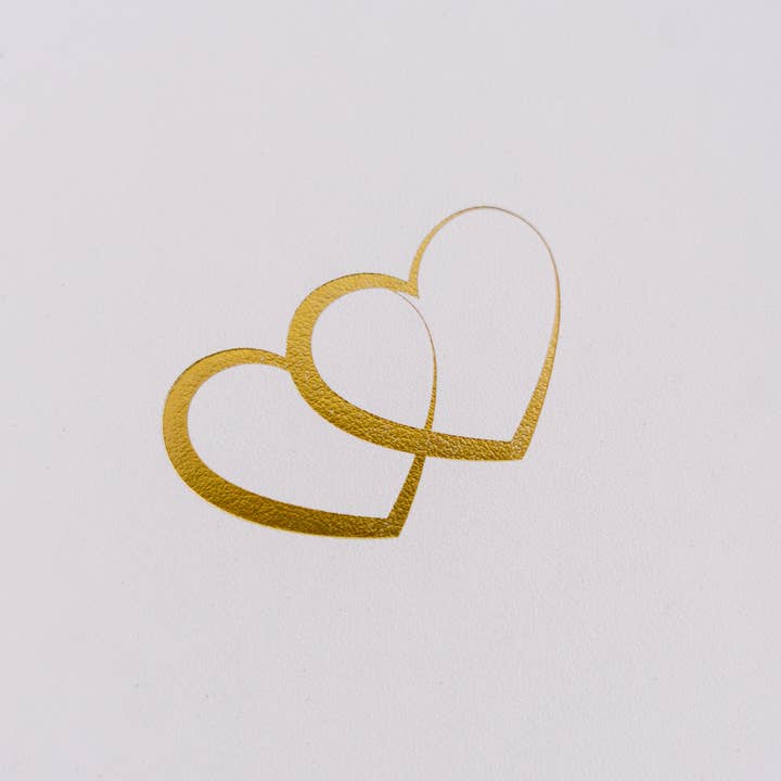 Premium Ivory Leather "Two Hearts - A Love Story" Couples Journal for wholesale on Faire1