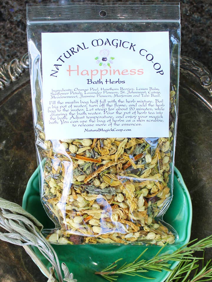 Glücksbadkräuter für den Großhandel von Natural Magick Co-op