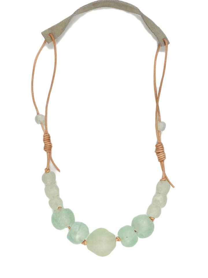 Cord Classic Necklace | Mist for wholesale by Twine & Twig