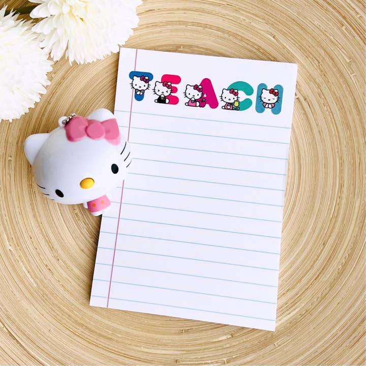 Tiny Gift Society - Wholesale Notepad - Hello Teacher Notepad | Novelty Gift | Stationery