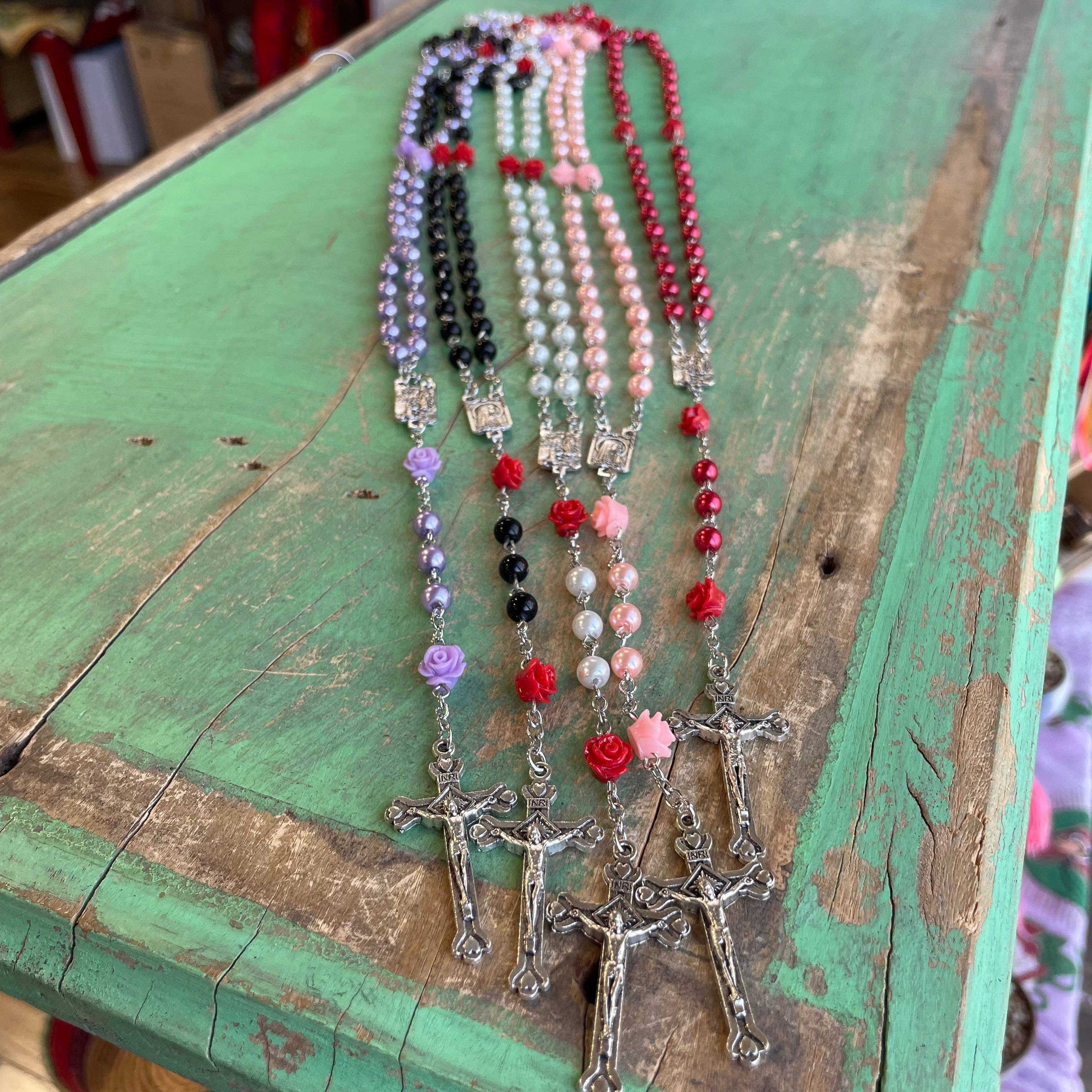 Love and Honor Jesus LLC – Engroshandel Bedehalskæde – Mystisk rosenkrans med perler10