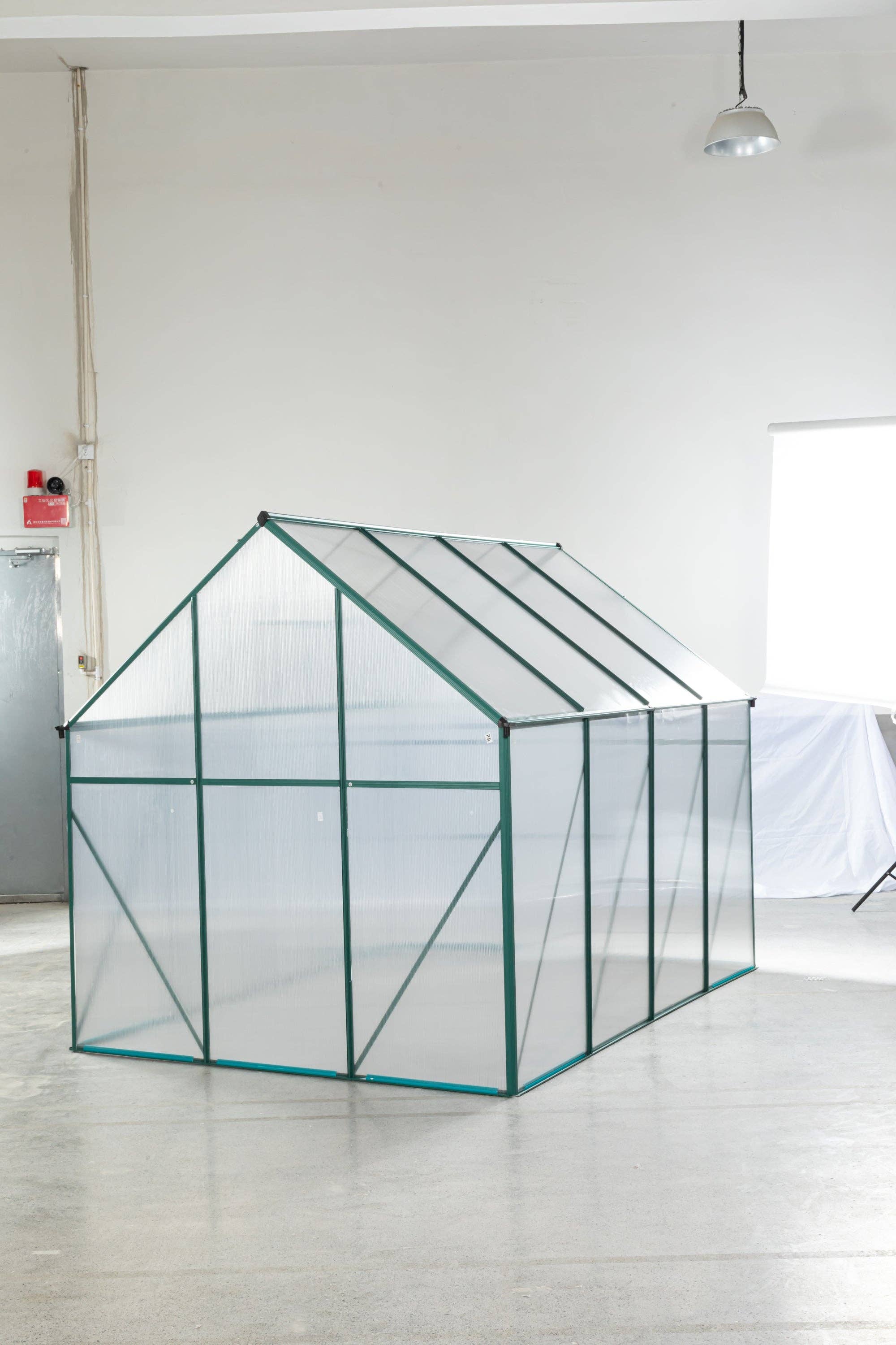 39F Inc. - Wholesale Outdoor Ornament/Decor - Walk-In Green-6 x 8 FT Outdoor Patio Greenhouse Sliding Door9