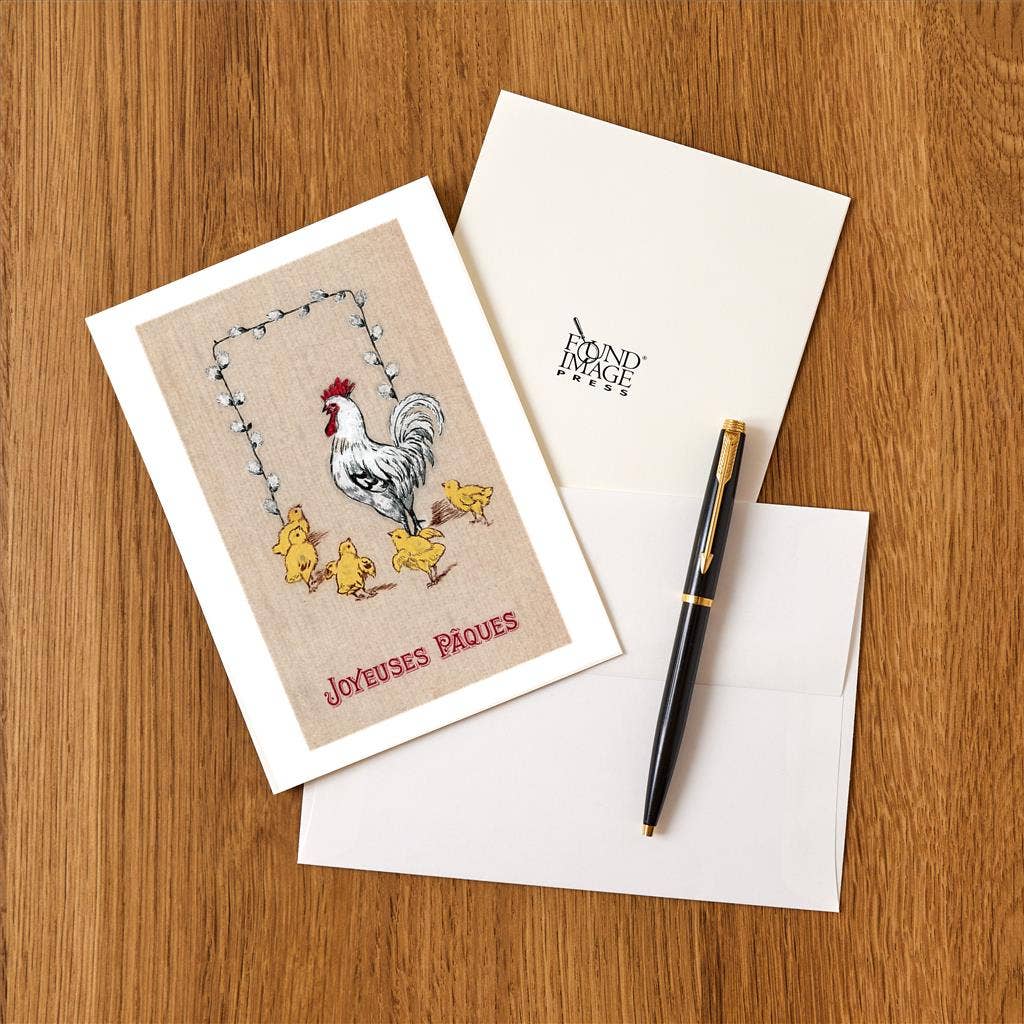 Found Image Press - Wholesale Stationery/Notecard Set - Greeting Card EA-260 Joyeuses Paques1