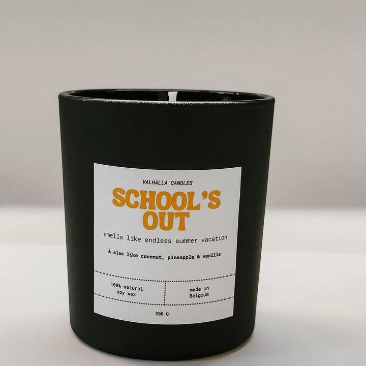 Brickstar Belgium - Wholesale Jar/Filled Candle - Scented candle 'School's Out'