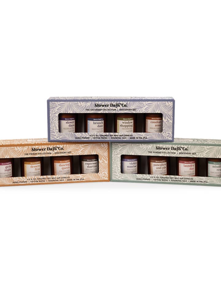 Slower Days Discovery Set - Pre-Pack for wholesale by Slower Days Co.