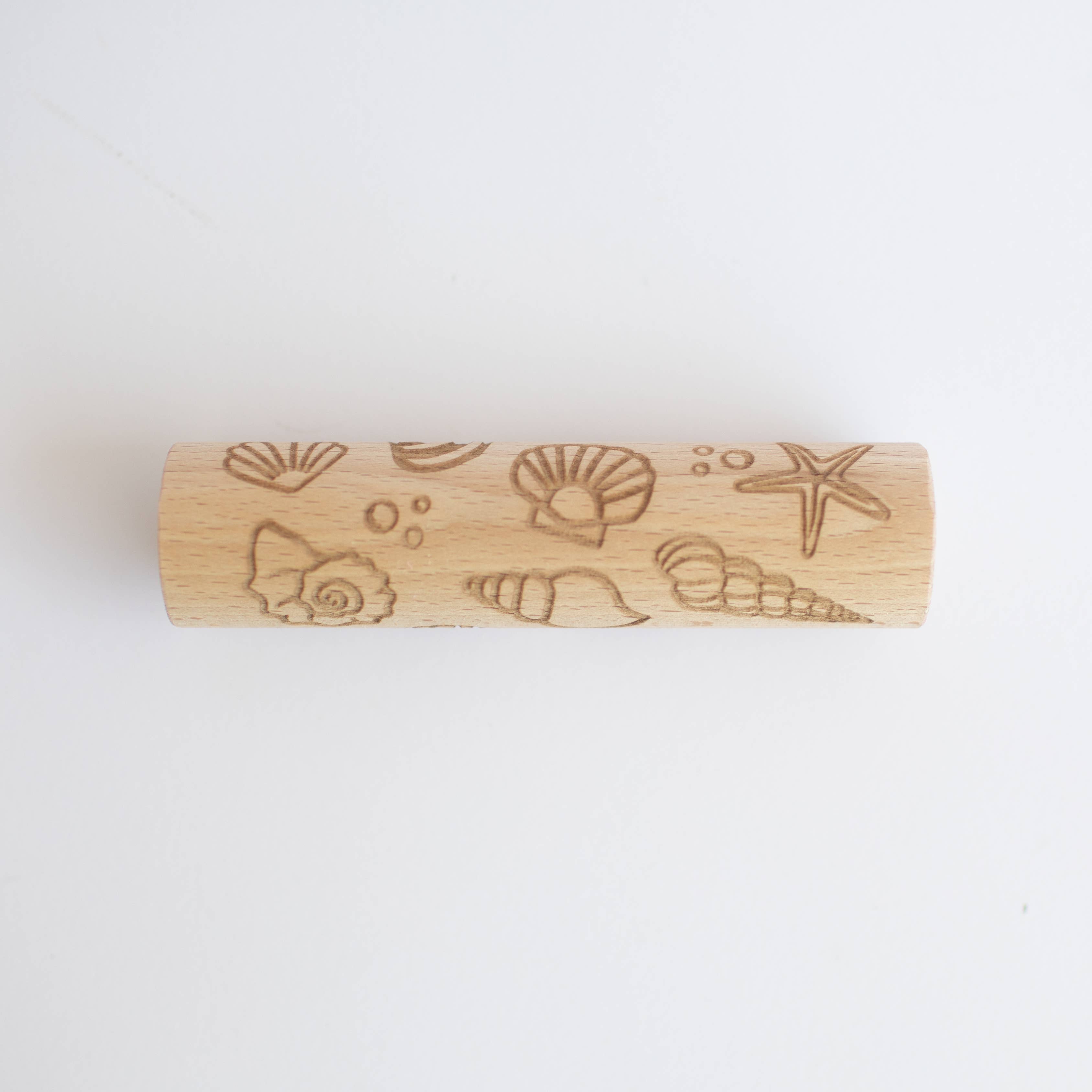 Studio de Rijk - Wholesale Wood toy – Child - Wooden roller - Shells0