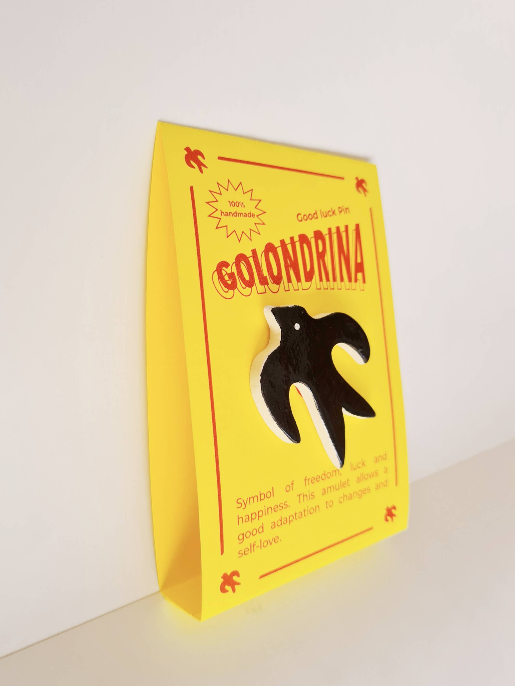 Terra Mate - Wholesale Lapel Pin/Button - HIRONDELLE ceramic brooch1