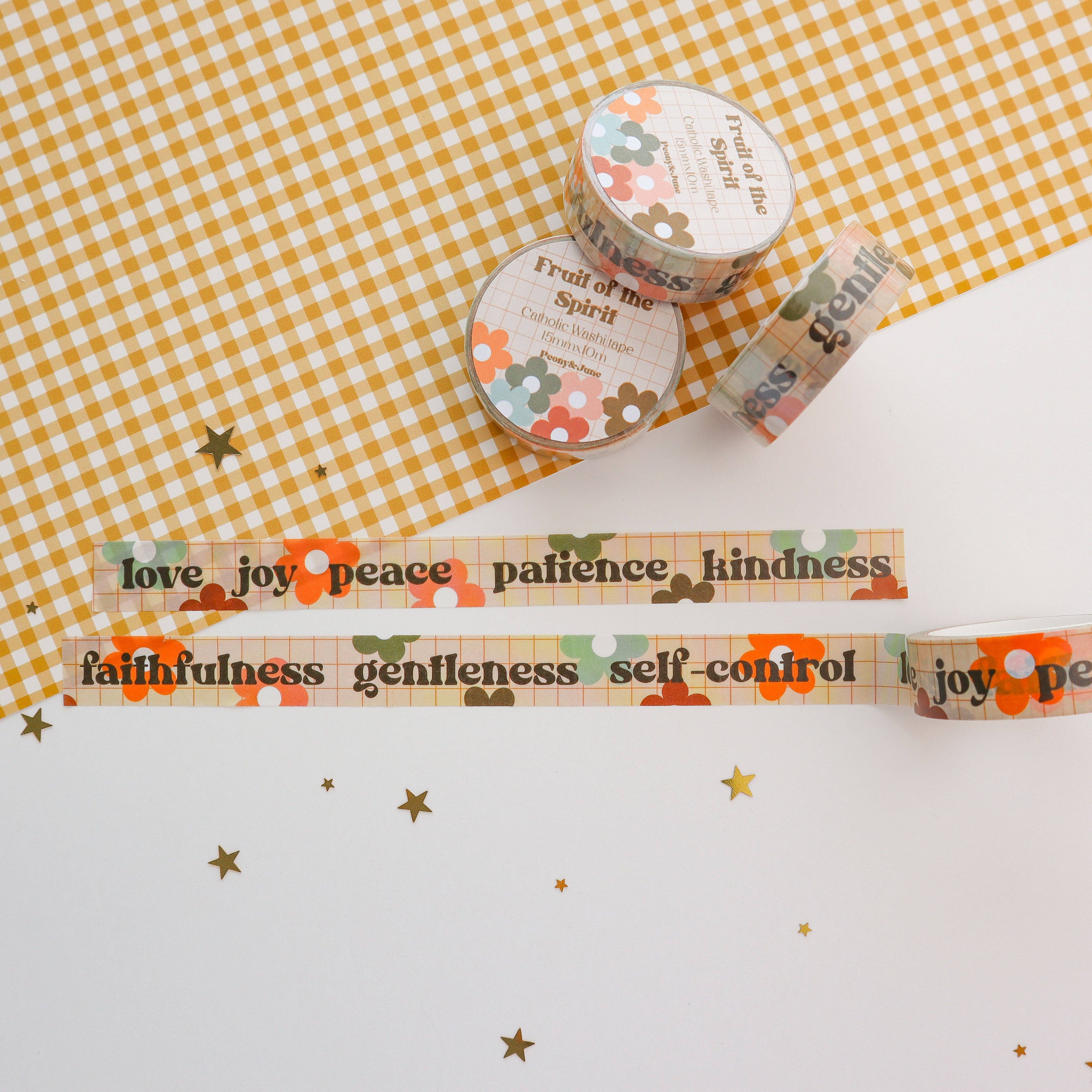Peony&June Illustration - Wholesale Washi Tape - Fruit of The Spirit Washi Tape3