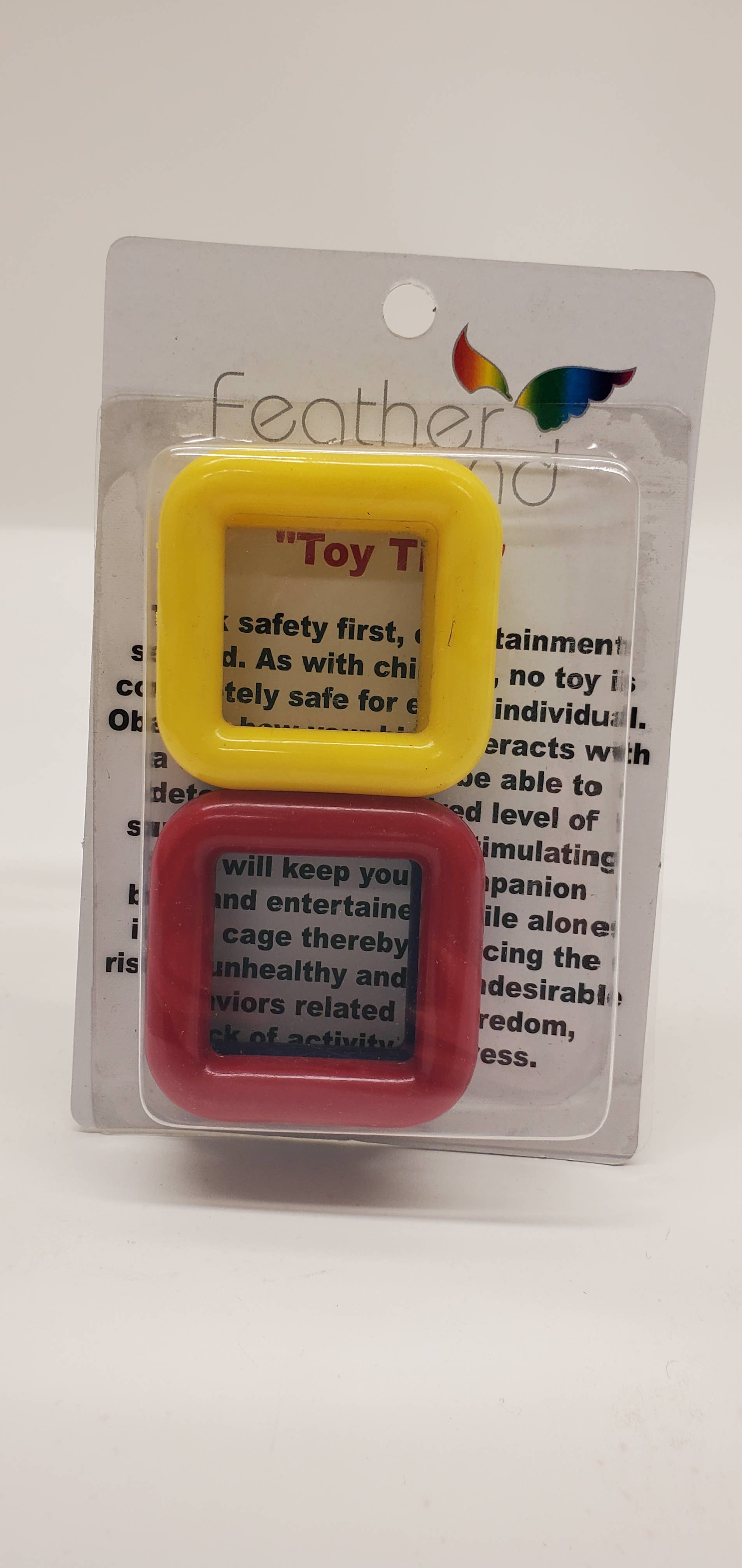 Caitec Inc - Wholesale Bird swing/toy - PLASTIC SQUARE RINGS, 2" BIRD TOY PARTS