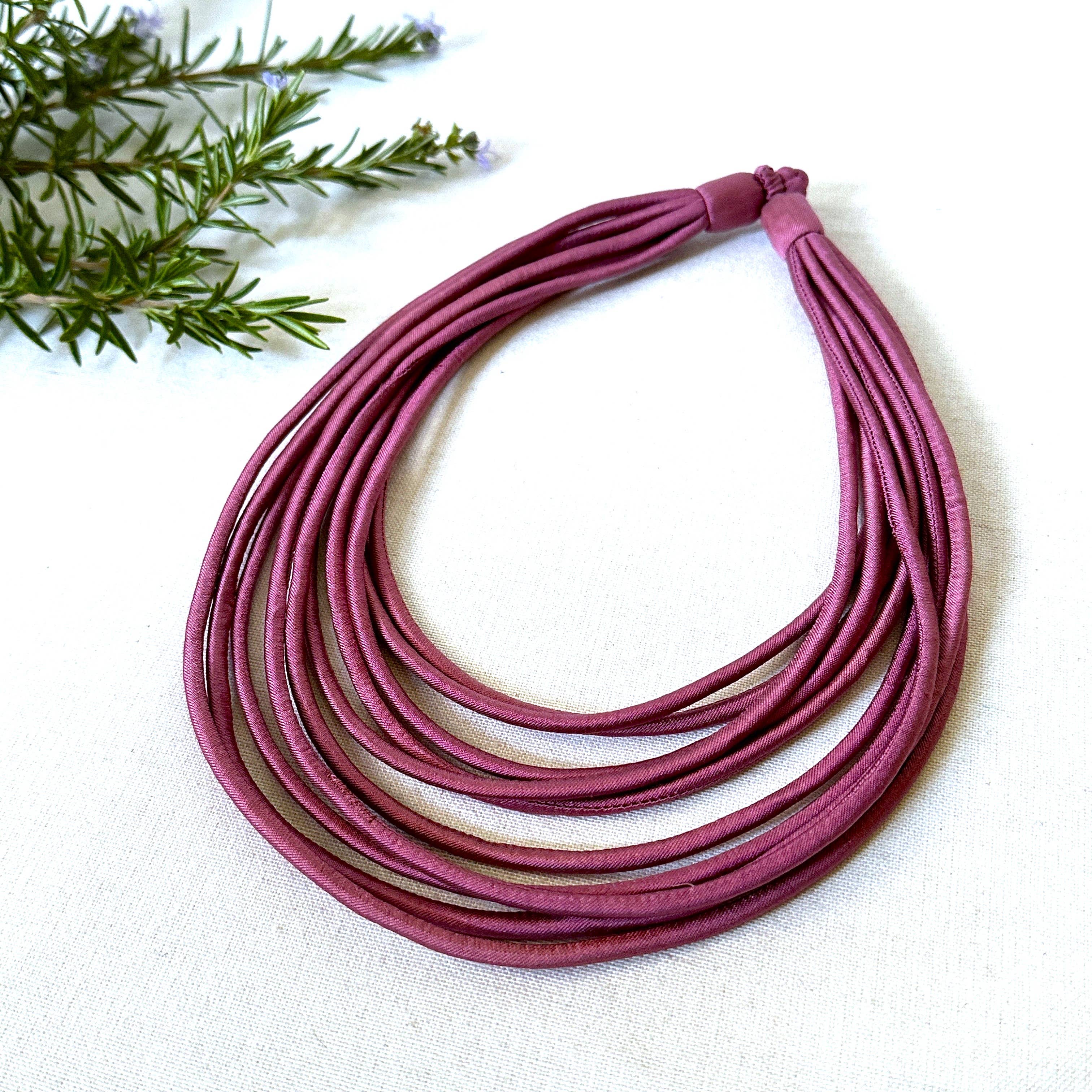 Sophie Silks - Wholesale Woven Necklace - Multi Strands Boho Necklace1