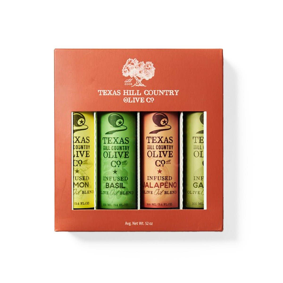Texas Hill Country Olive Co. - Wholesale Olive Oil - Infused Olive Oil Mini Gift Set- Orange
