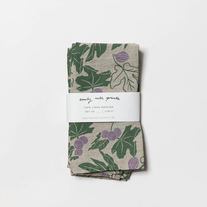 emily ruth prints - Wholesale Dinner & Cloth Napkin - Linen napkins (Set of 2)13