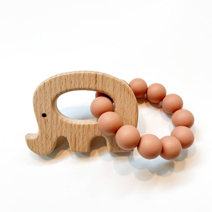 Marlowe and Sage LLC - Wholesale Teether (Not Clip-On) - Baby - Basic Elephant Teether3
