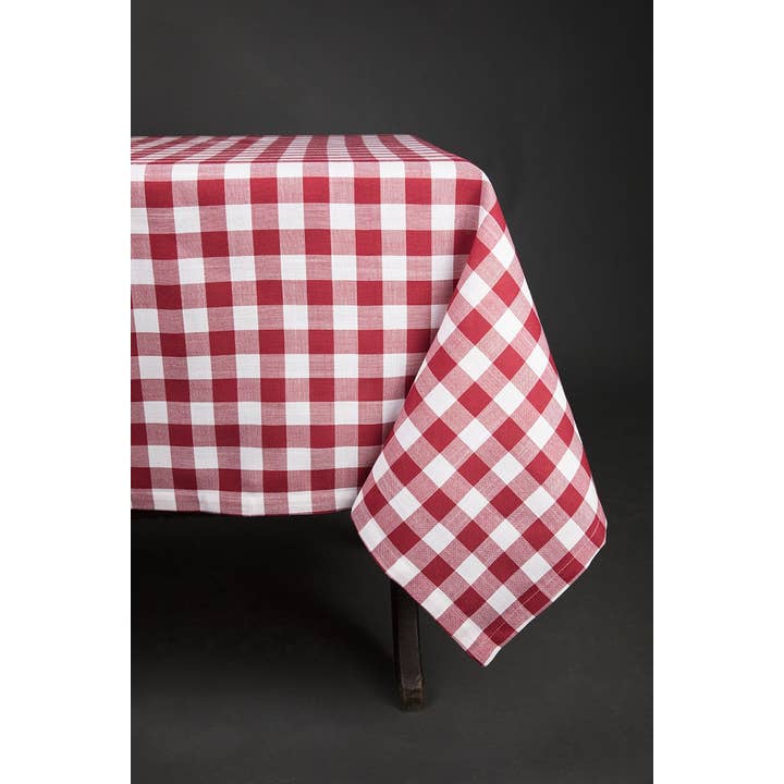Xia Home Fashions & Manor Luxe - Wholesale Tablecloth - Gingham Check Square Tablecloth3