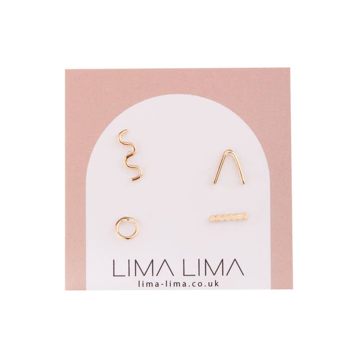 Lima Lima – wholesale Smycken – Random Studs, silver nitar, guld nitar, knäppa nitar