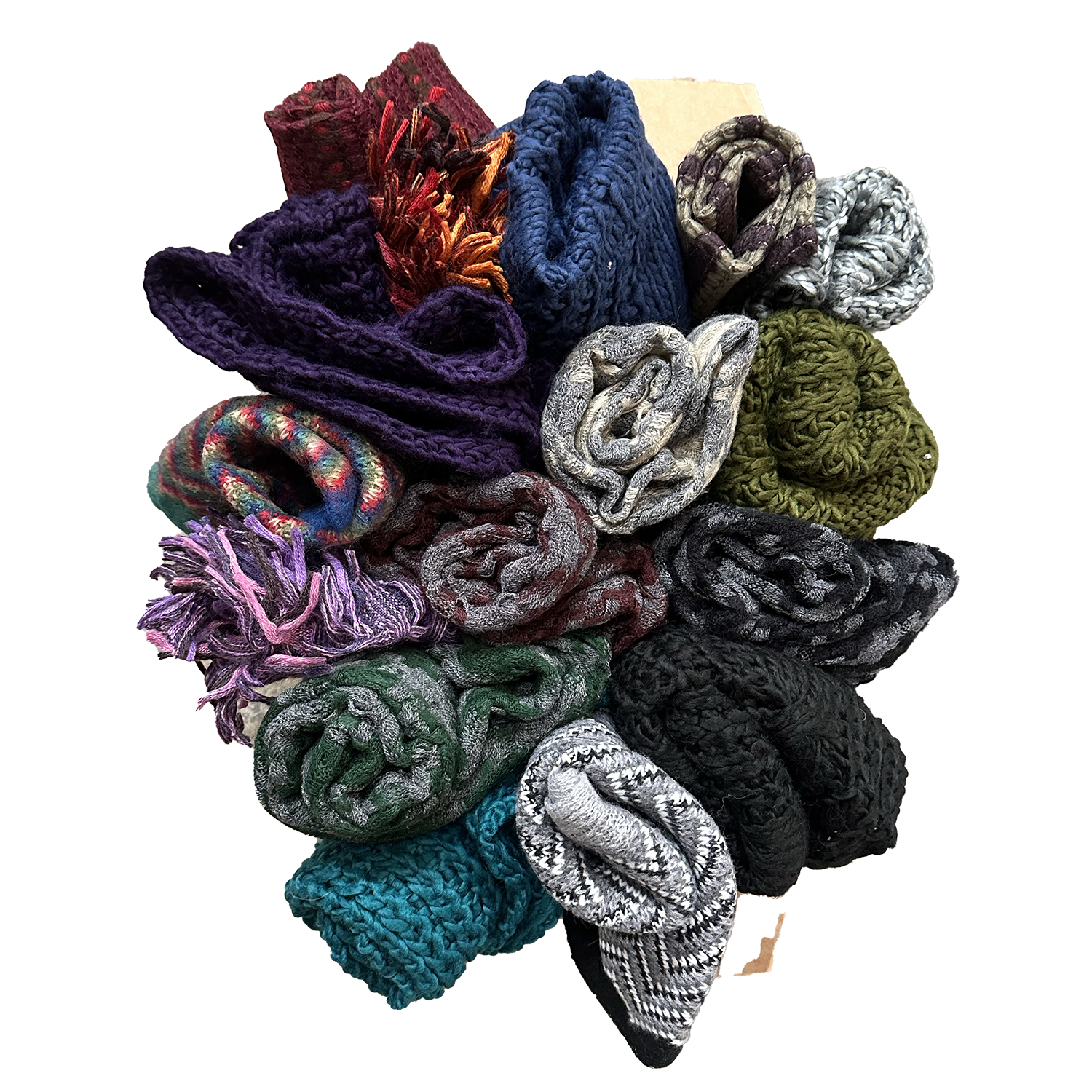 Chloe & Lex - Wholesale Scarf - Women's - Bundle of 50 Assorted Scarves- Final Sale - Wholesale Set7