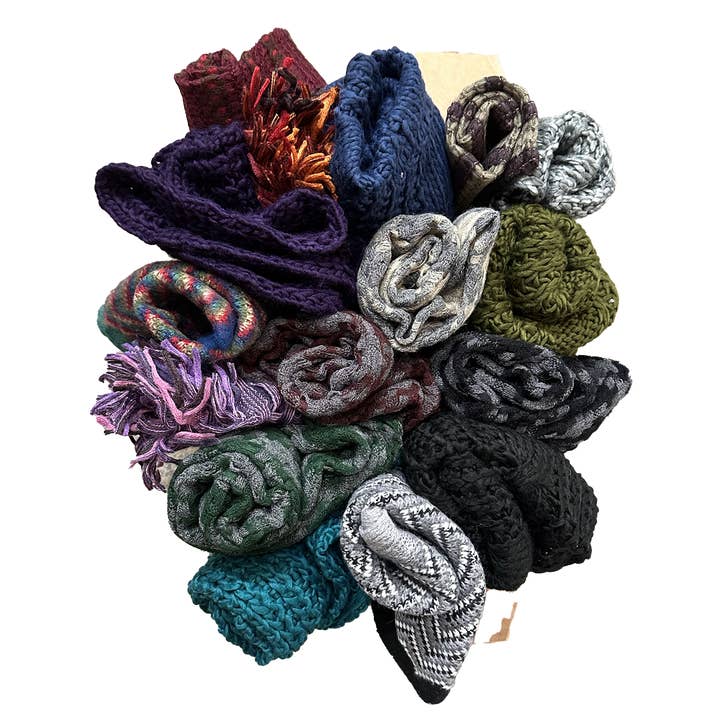 Chloe & Lex - Wholesale Scarf - Women's - Bundle of 50 Assorted Scarves- Final Sale - Wholesale Set7