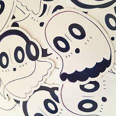 Ellesdoodlebox - Wholesale Sticker - Napstablook Undertale Stickers