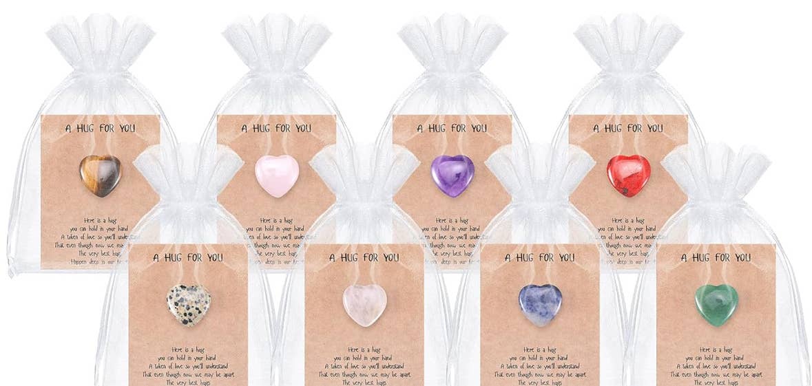 Mississippi Hippie Designs,LLC - Wholesale Spiritual Stone/Crystal - Pocket Hug Stone hearts 1
