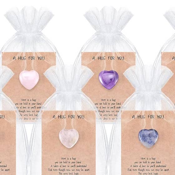 Mississippi Hippie Designs,LLC - Wholesale Spiritual Stone/Crystal - Pocket Hug Stone hearts 1