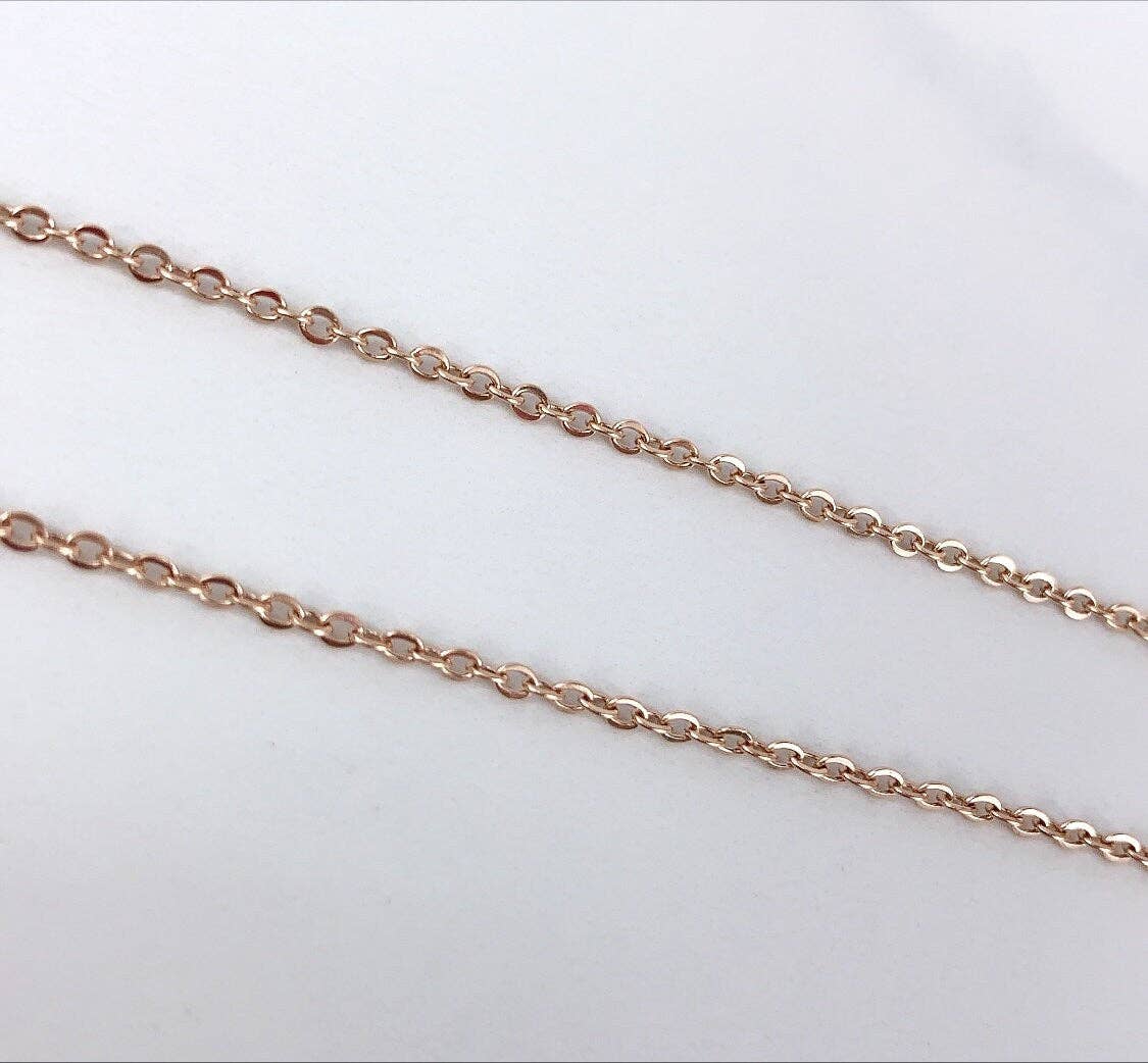 DIJU Jewelry - Wholesale  - 18k Roségoud Gevuld Trendy, Hoepel Ring Bedel, Ketting, Groothandel Sieraden Benodigdheden2