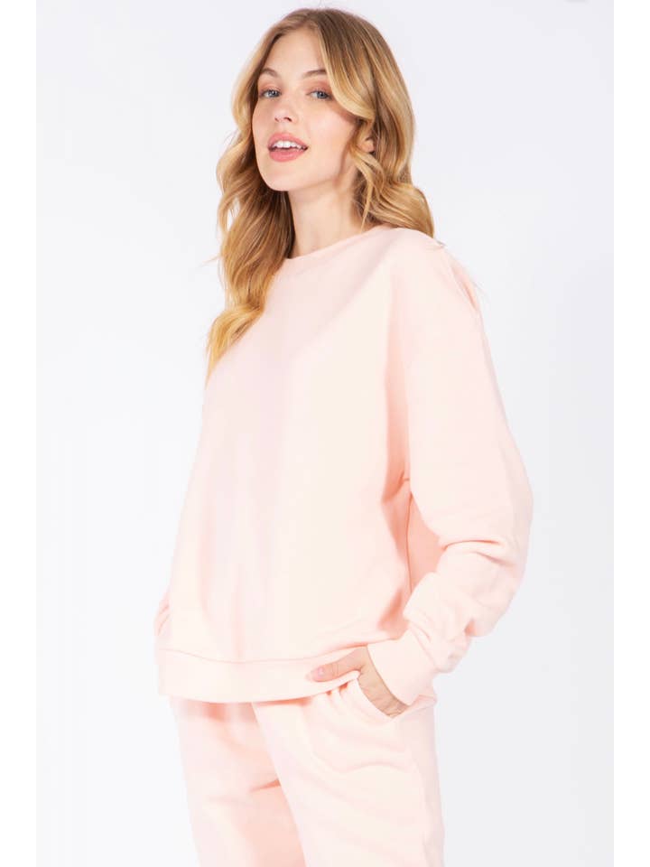 Color 5 - Wholesale Sweatshirt - Women's - Fleece lined unisex crew neck pull over sweat shirt jacket8