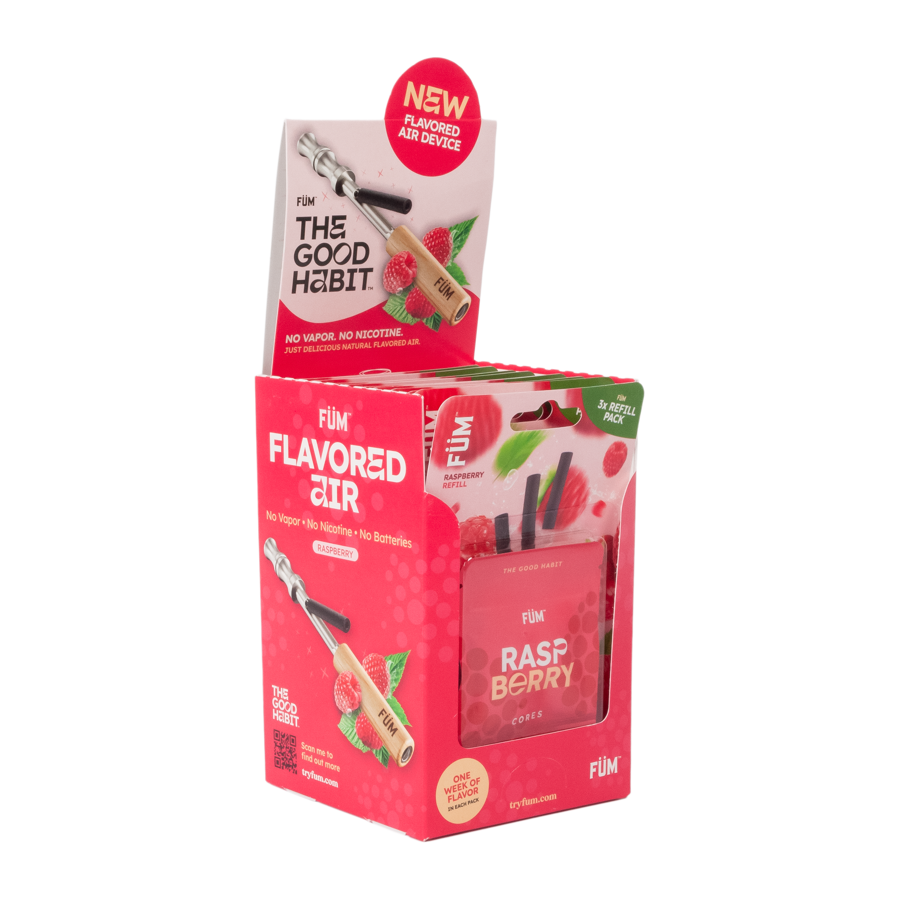 FÜM - Vente Supplément oral/vitamine - Pack de 10 cœurs de framboise0