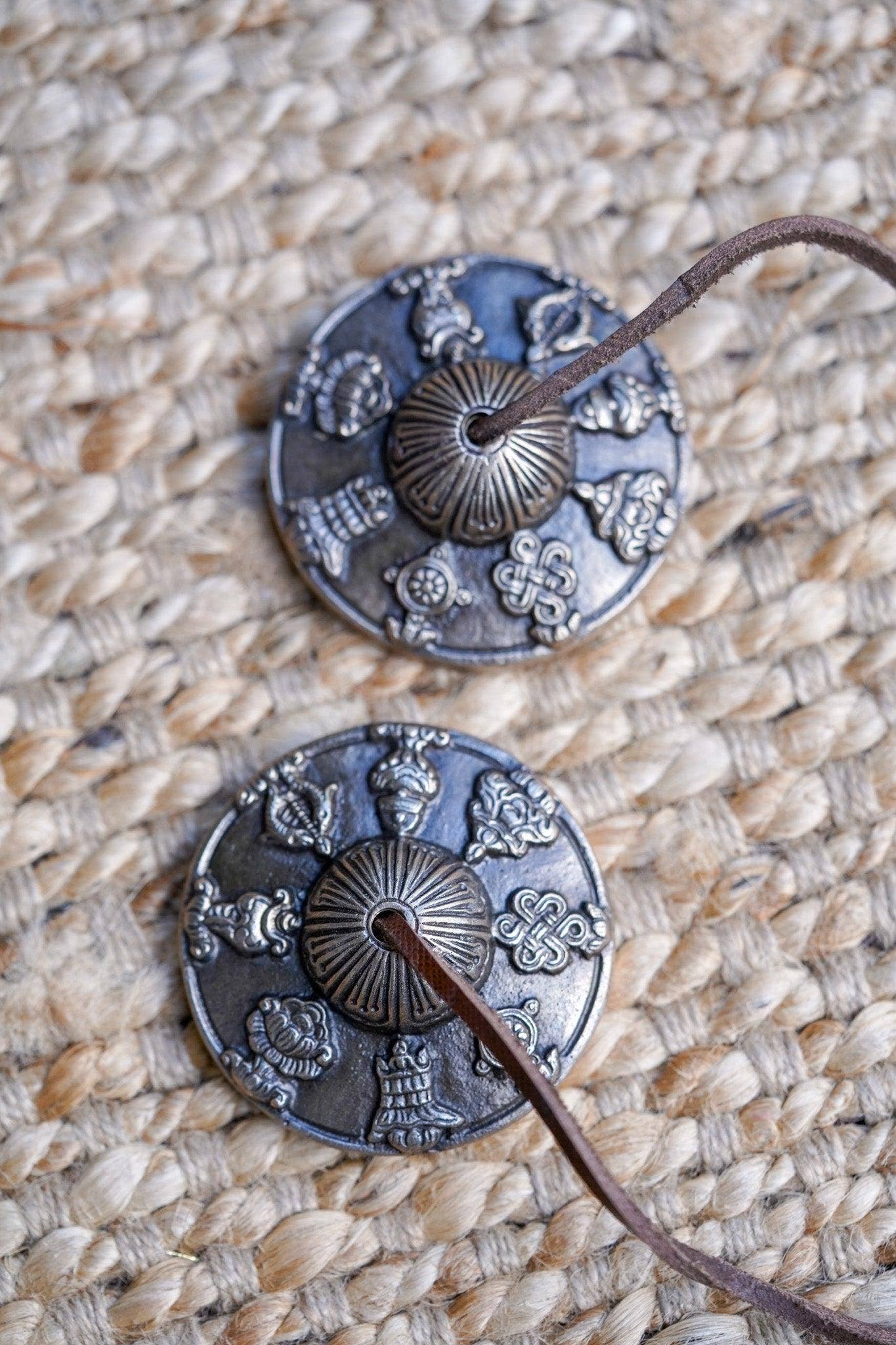 Himalayas Shop - Venta al por mayor Artículo de meditación - Asthamangal Tingsha Tibetano0