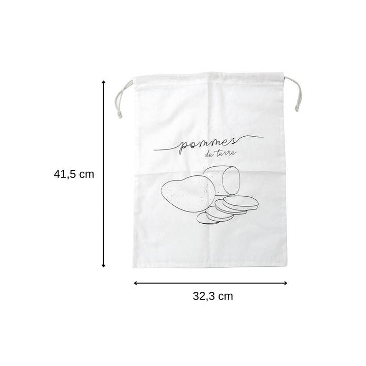 Zenker - Wholesale Food storage wrap/bag - Fackelmann Eco Friendly cotton storage bag for potatoes2