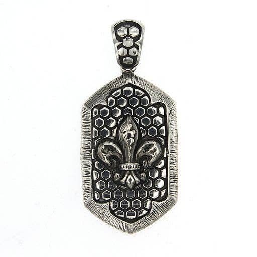 Pendentif Fleur De Lis SS pour la vente par Eli Pebble