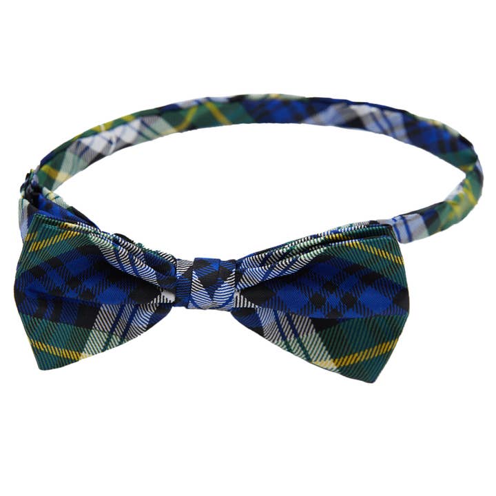 Jacob Alexander – wholesale Bow Tie - Men’s – Men's Woven Royal Tartans Plaid Bow Tie5