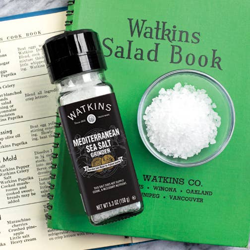 The Watkins Co. - Wholesale Salt - Mediterranean Sea Salt Grinder, 5.3 oz