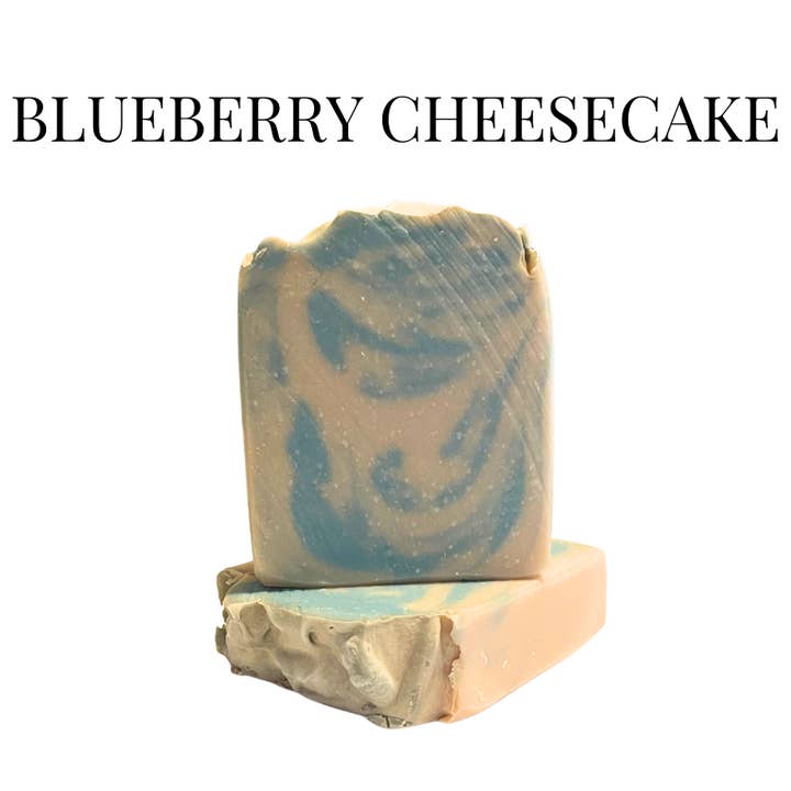 Blueberry Cheesecake Handmade Soap for wholesale by Oneness Essentials, LLC