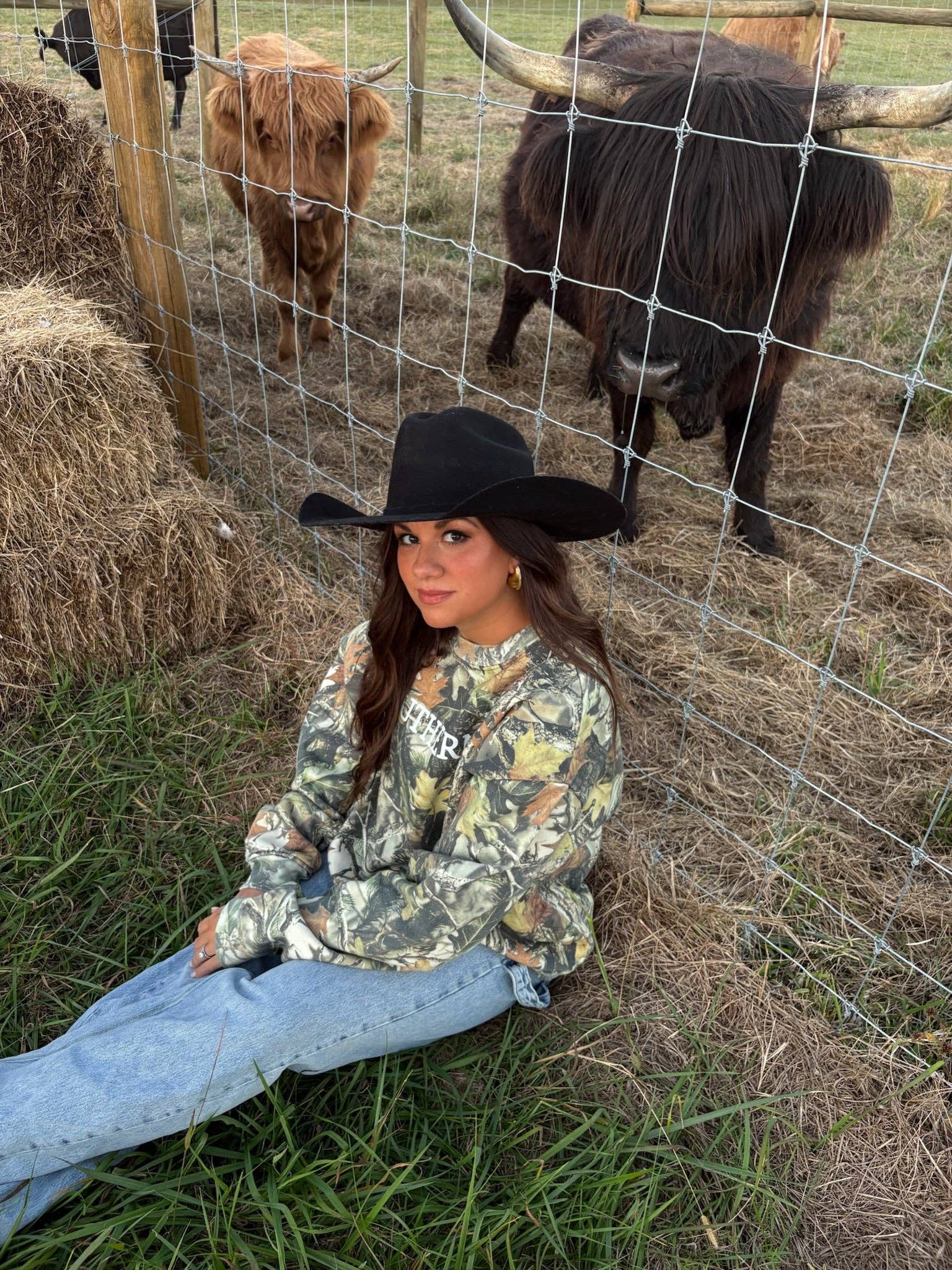 Southern Wives Club - Wholesale Graphic Sweatshirt - Women's - Southern Camo Sweatshirt1