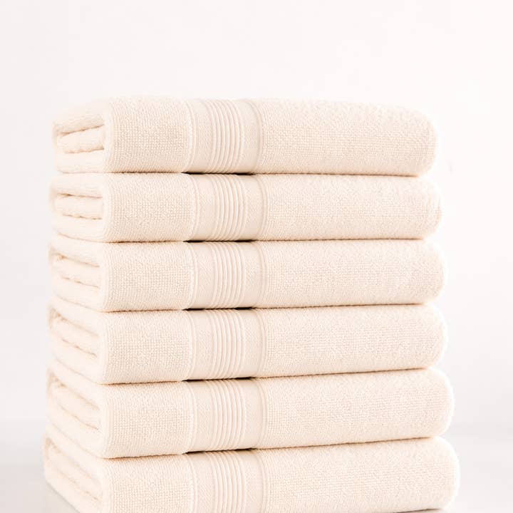 Toallas de baño de algodón turco Luzia – Juego de 6 para venta al por mayor de Luzia