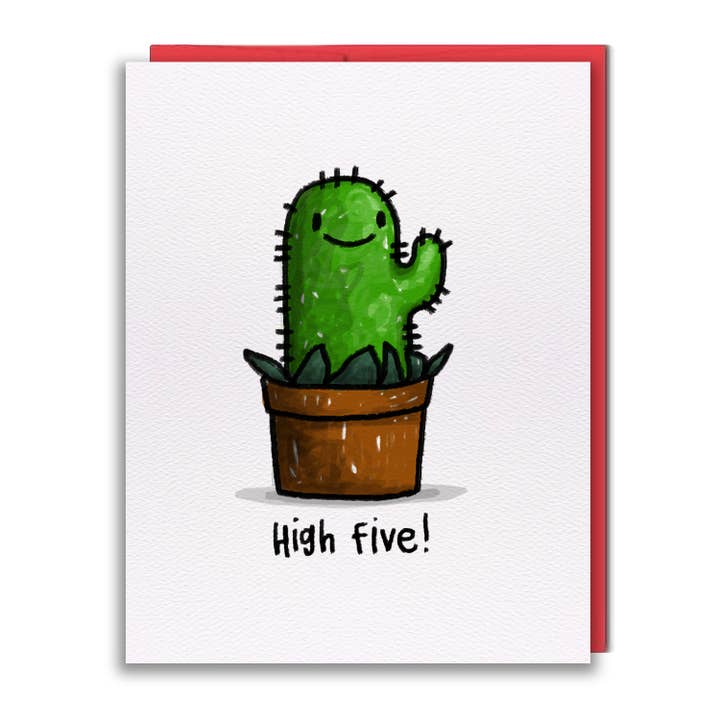Greeting Card - Cactus Buddy for wholesale by studio vcky